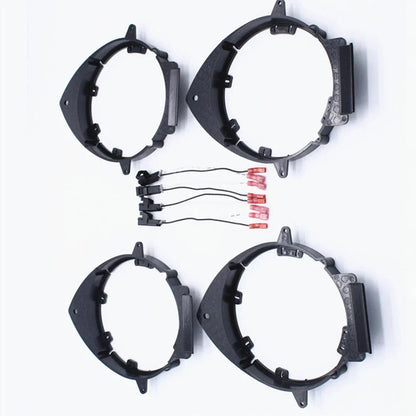 4 x Speaker Mounting Adapter Bracket w/ Wire Harness for Car Truck