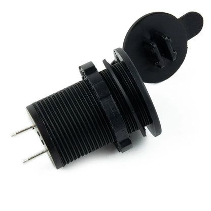 USB Dual Socket 12-24V Vehicle Charger/Data Cable for Yachts