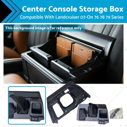 Console Storage Box Grey for Toyota Landcruiser 79 Series (2007-On)