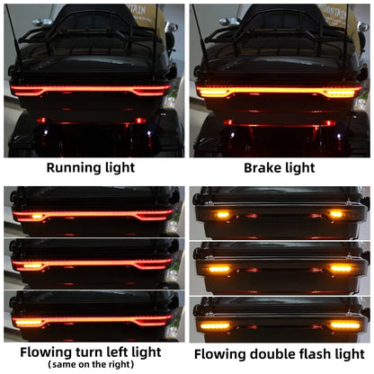 LED Brake Turn Tail Light for Harley Touring Glide (2014-2025)