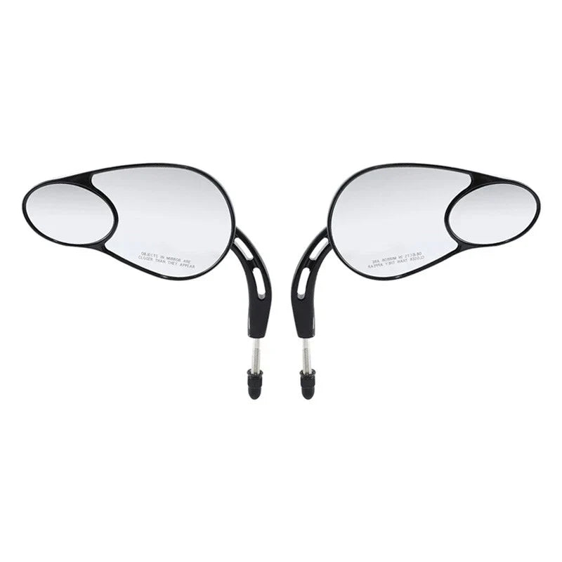 Rearview Mirrors Black for Harley Electra Road Glide Heritage Softail Fatboy