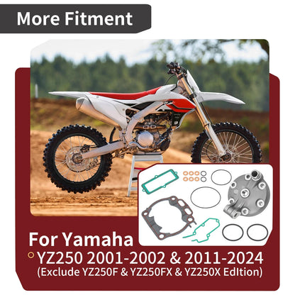 Cylinder Head & Top End Gasket Kit for Yamaha YZ250 (2001–2024)