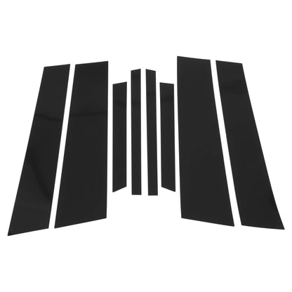 Door Pillar Window Trim 8 x for BMW X4 Black (2019 - 2024)