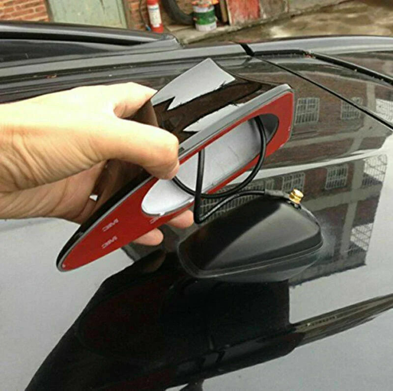 Black Universal Auto Car Roof Shark Fin Style AM/FM Antenna