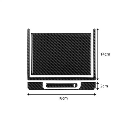 Carbon Fiber Center Console Storage Box Cover for Toyota Camry (2018-2019)