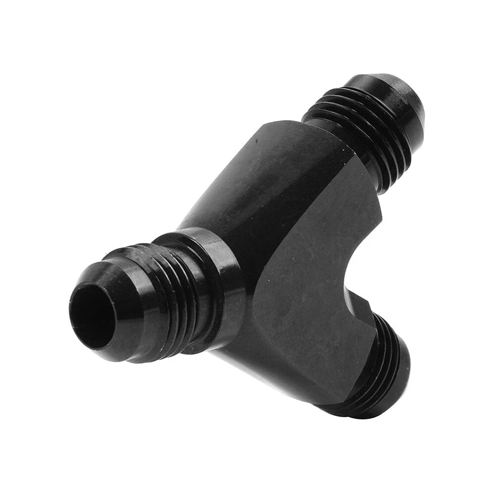 8AN AN8 Black Y Fuel Block Flare Union Fitting Adapter for Car