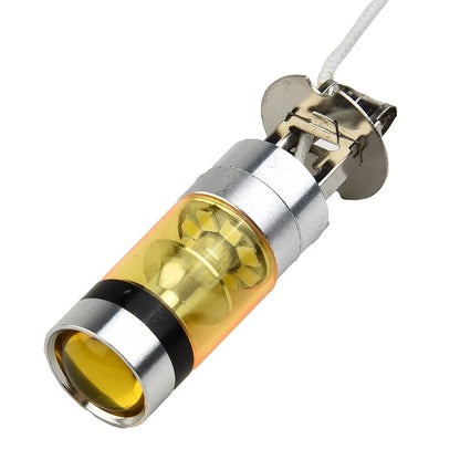 2 x H3 100W 2828 LED Fog Light Turn Signal Brake Lamp Taillight Bulb Yellow