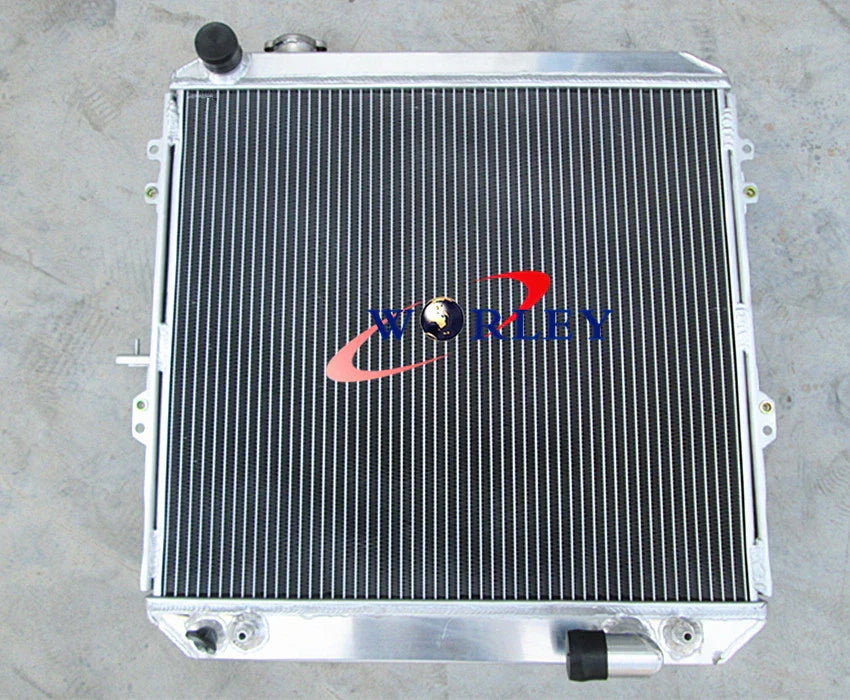Row Aluminum Alloy Radiator + Shroud + Fan for Toyota Hilux LN106 LN111 (88-97)