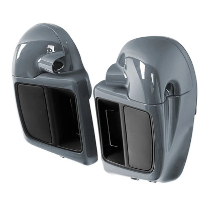Vented Fairings & Crash Bar for Harley Touring 2014-2024 Gunship Gray