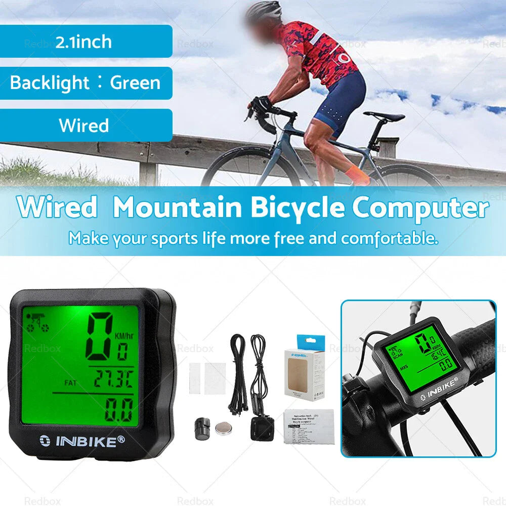 Wired GPS Speedometer for Mountain Bicycle