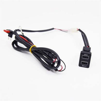 18W Dual QC3.0 Fast Charger for Mitsubishi Outlander Eclipse Cross L200