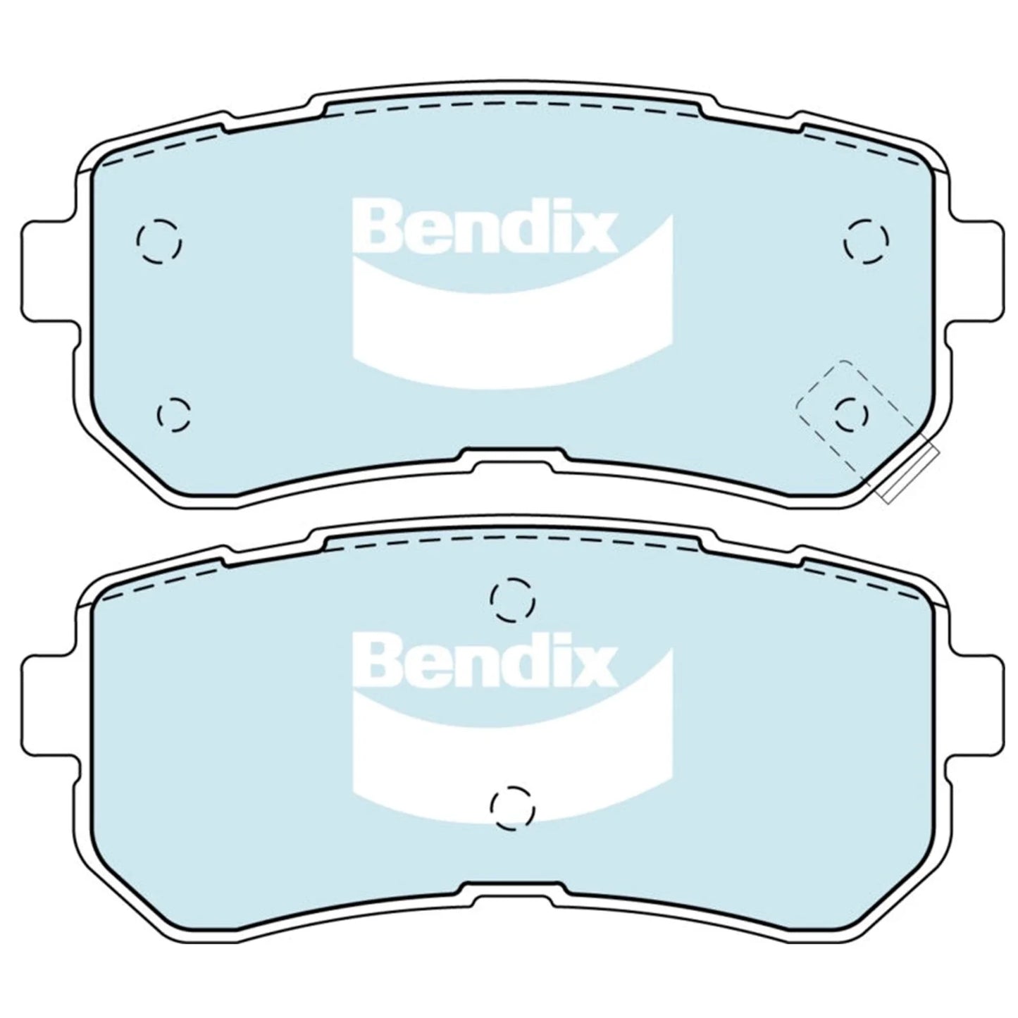 Rear Disc Brake Pad Set TD 4cyl 2.0L for Kia Cerato (2009-2013)