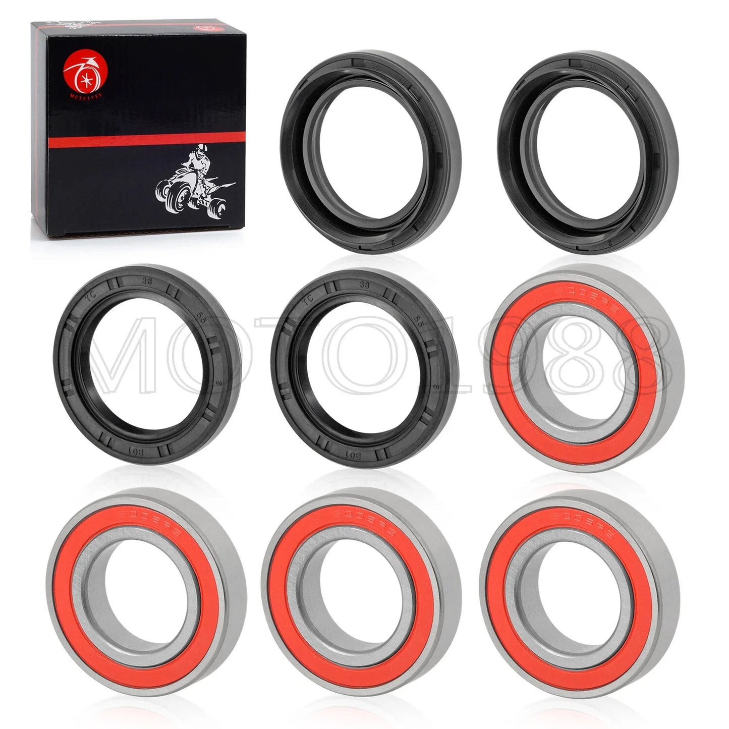 Front Wheel Bearing Seal Kit for Yamaha Big Bear 350 (1987–1999)