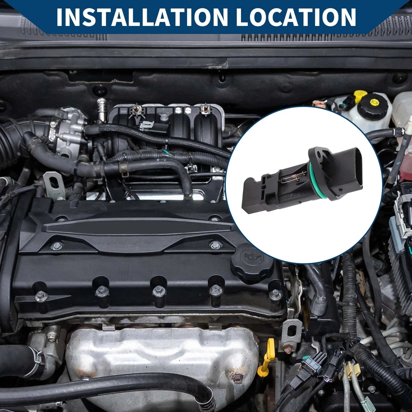 1 Pcs MAF Sensor Mass Air Flow Sensor Meter for Mercedes Benz BMW