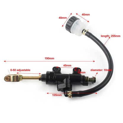 Rear Brake Master Cylinder for Motor Dirt Bike ATV Gold