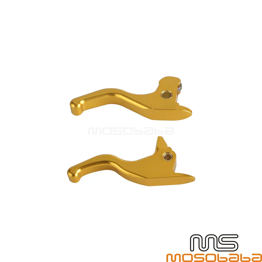 Finger Handlebar Hand Brake Clutch Levers for Harley Softail Slim (16)