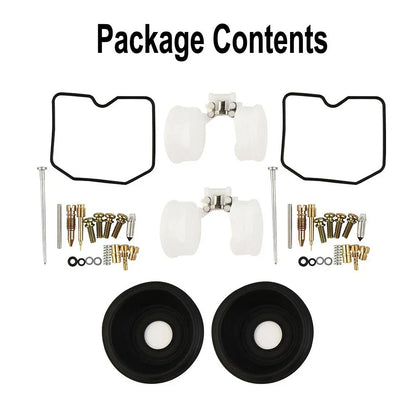 2 x Carburetor Diaphragm Float for Kawasaki EX250 250R (2001–2012)