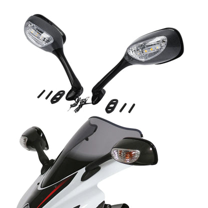 Rear-View Mirrors with Turn Signals for Suzuki GSXR600 GSXR750 (2006-2025)