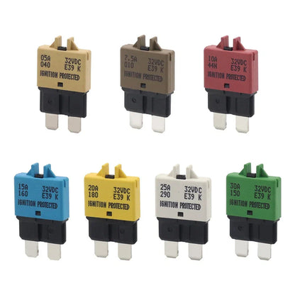 Manual Reset Blade Circuit Breaker with Fuse Holder for Car Boat Truck SUV
