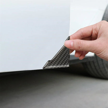 4 x Carbon Fiber Texture Door Corner Anti-Collision Trim for SUV Truck