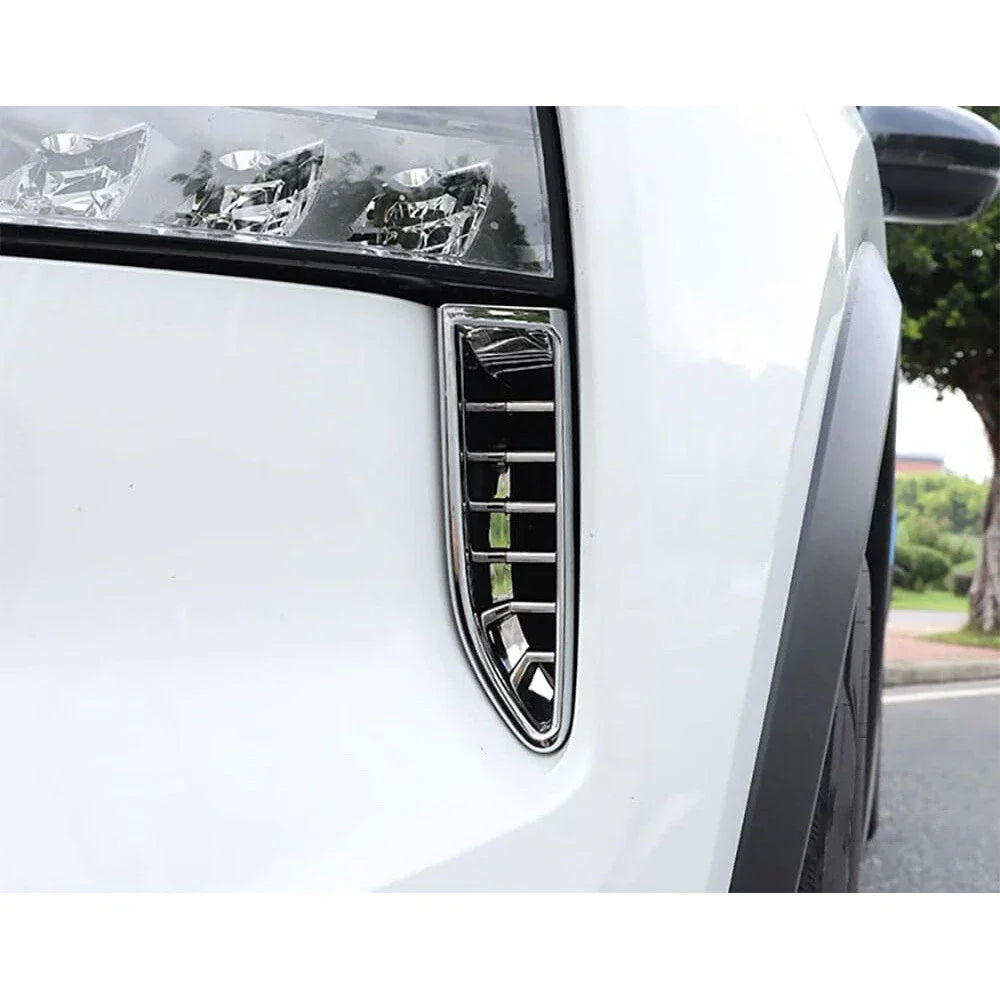 Chrome Headlight Front Bumper Trim Covers for Nissan Rogue (2021-2023)