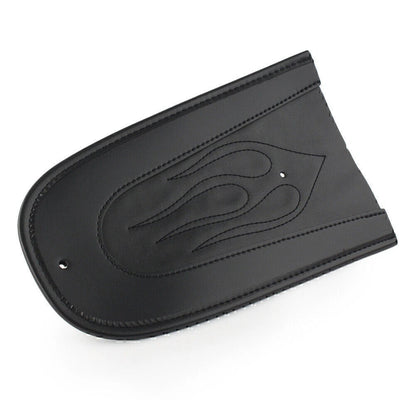 Leather Flame Solo Seat Rear Fender Bib for Harley Sportster XL883 XL1200 (04-15)