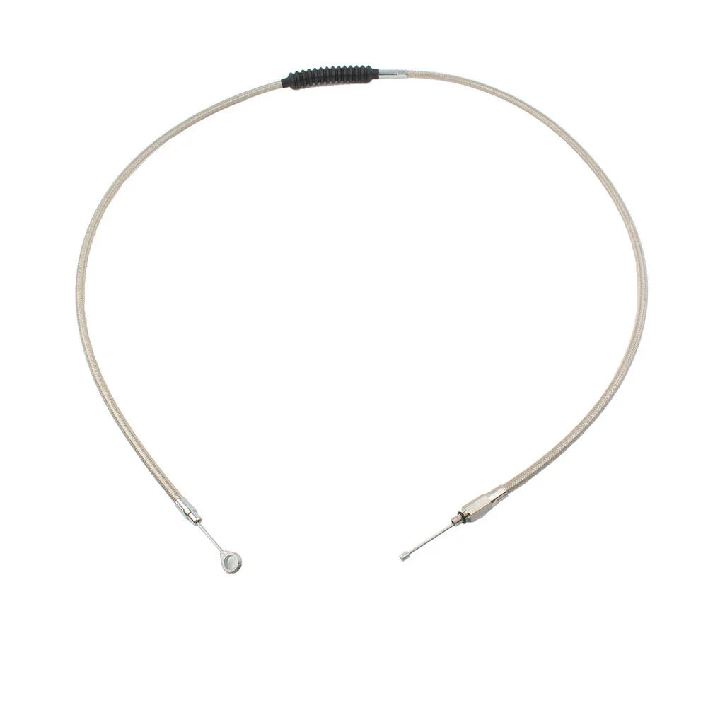 Stainless Clutch Cable for Harley Dyna FXDWG, Softail Fatboy, Road Glide (2000-2017)