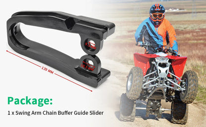 Swingarm Chain Buffer Guide Slider for Honda TRX400X/TRX400EX (2004–2011)