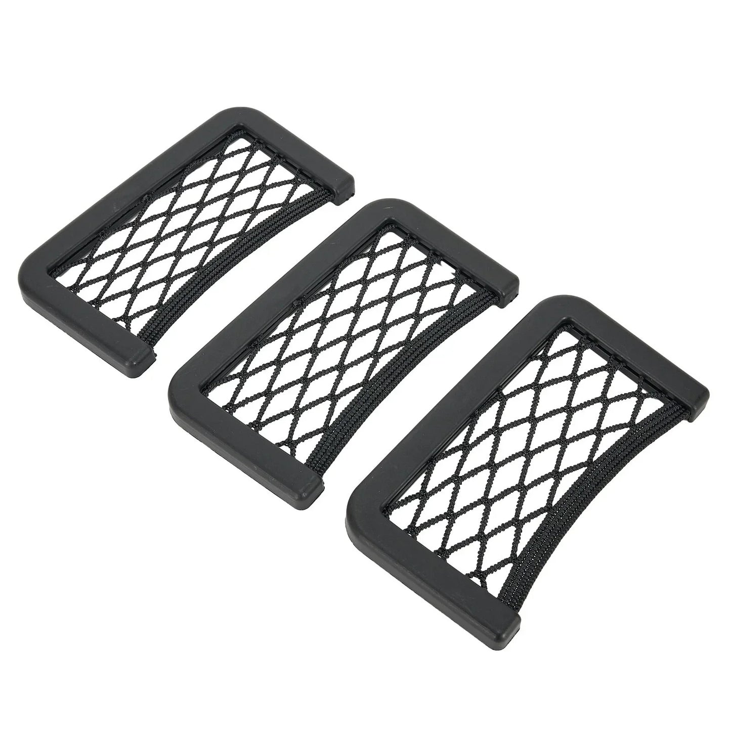 Net Pocket Organizer for Car Seat Black Storage Mesh Sundries