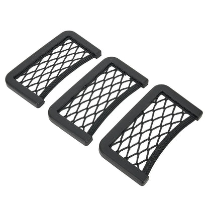 Net Pocket Organizer for Car Seat Black Storage Mesh Sundries