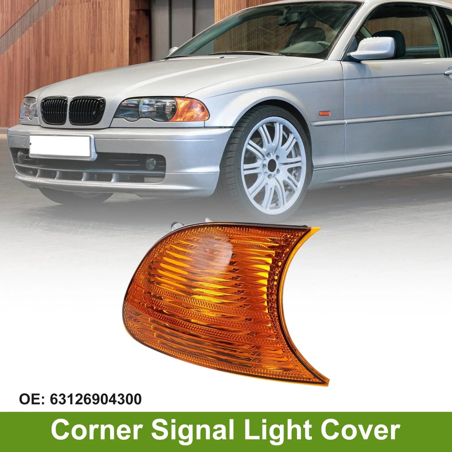 1 x Right Corner Signal Light Cover for BMW 3-Series (1999-2001)