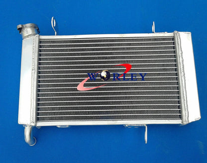 Aluminum Radiator + Yellow Hose for Suzuki LTZ400 KFX400 DVX400 (2003-2008)