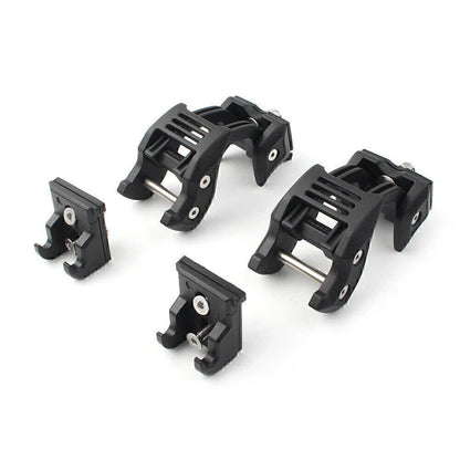 Hood Lock Latch Catch for Jeep Wrangler JK 2007-2017 Black Aluminum