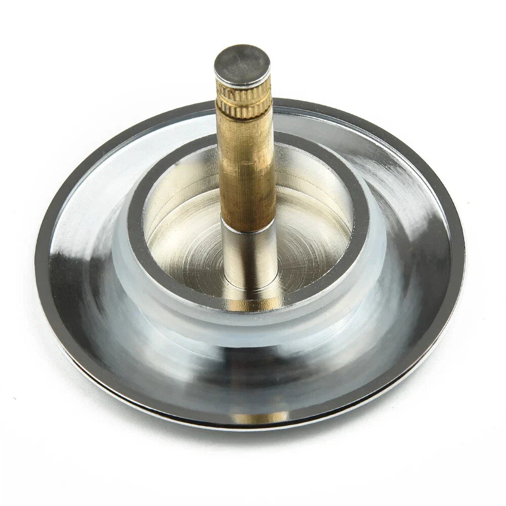 70mm Brass Bathtub Drain Stopper Plug for Most Sinks & Tubs