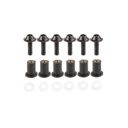 Windscreen Fixing Kit Black Bolts for Honda CBR250 300 650 900