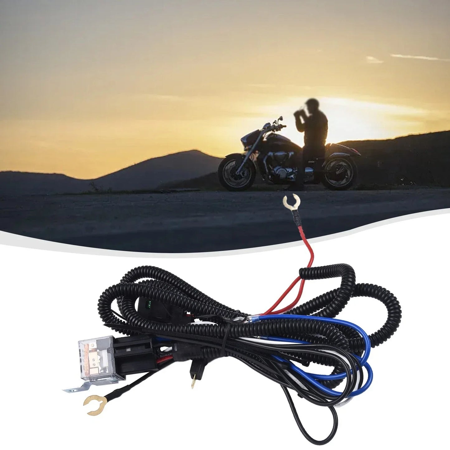 Harness / 12V / Wiring Harness for Grille Mount Electric Blast Horns