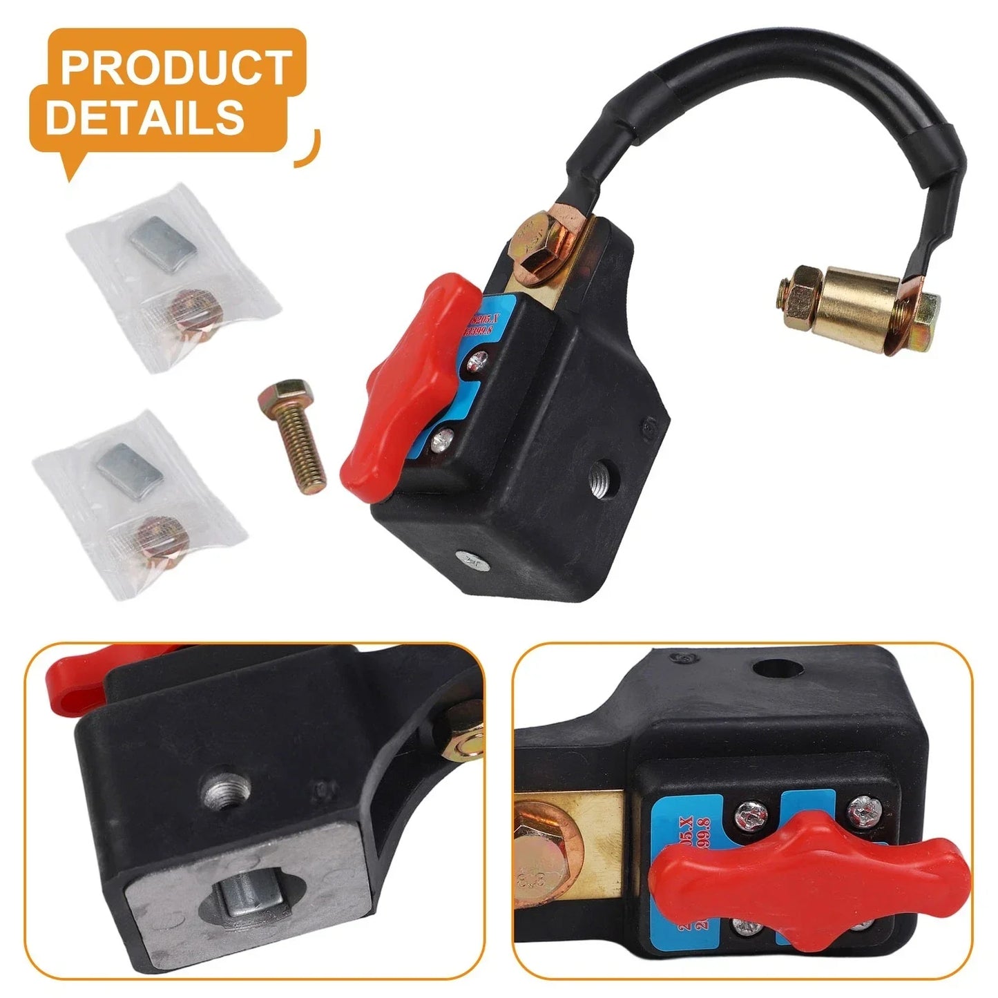Disconnect Switch Quick Cut-off Protector Power Cut Off Kill Switch for Car