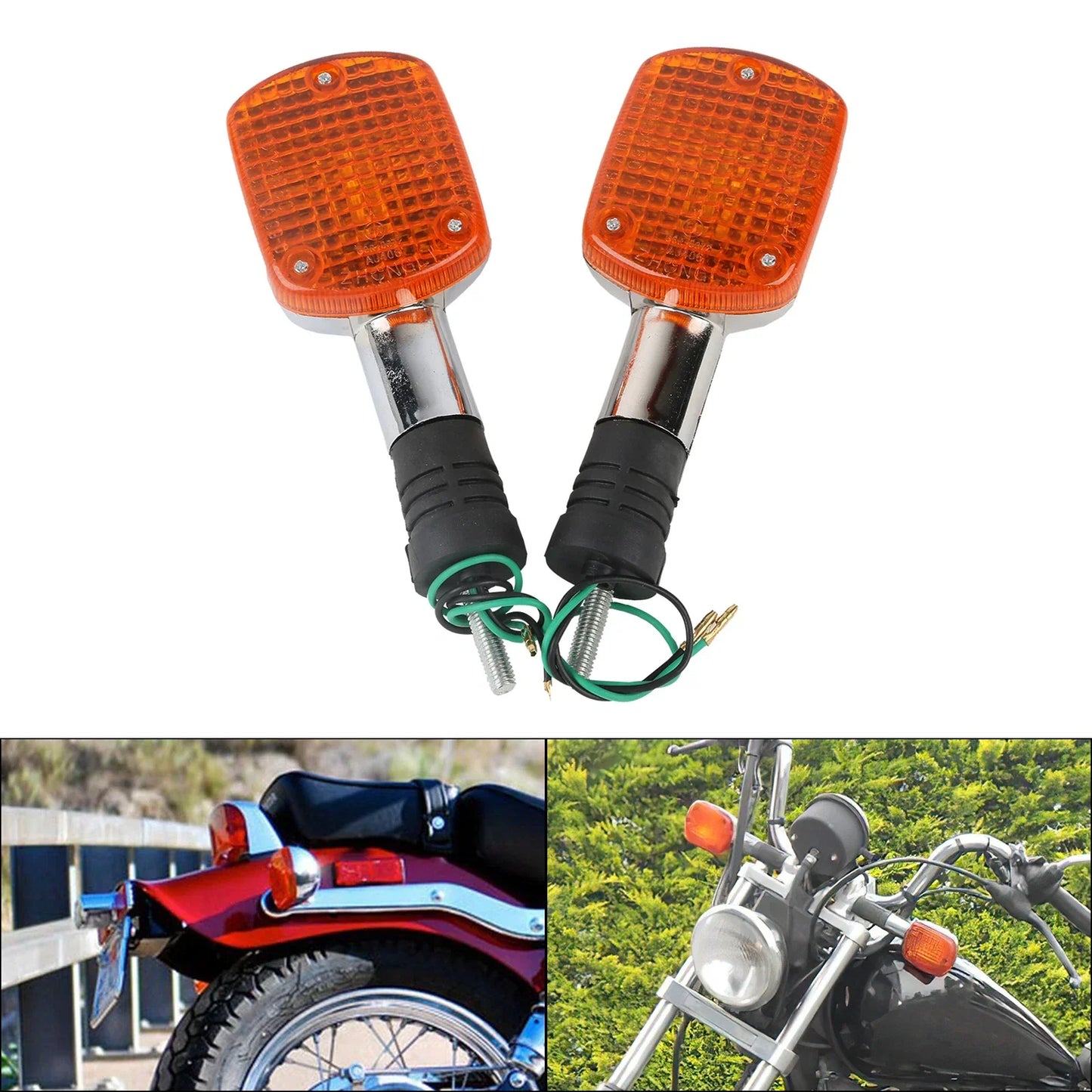 Turn Signals Blinker Light for Honda Shadow VT400 600 750 1100 Magna VF250