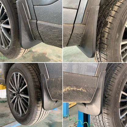 4Pcs Black Plastic Mudguards Splash Guards for Tiggo 8 (2018-2020)