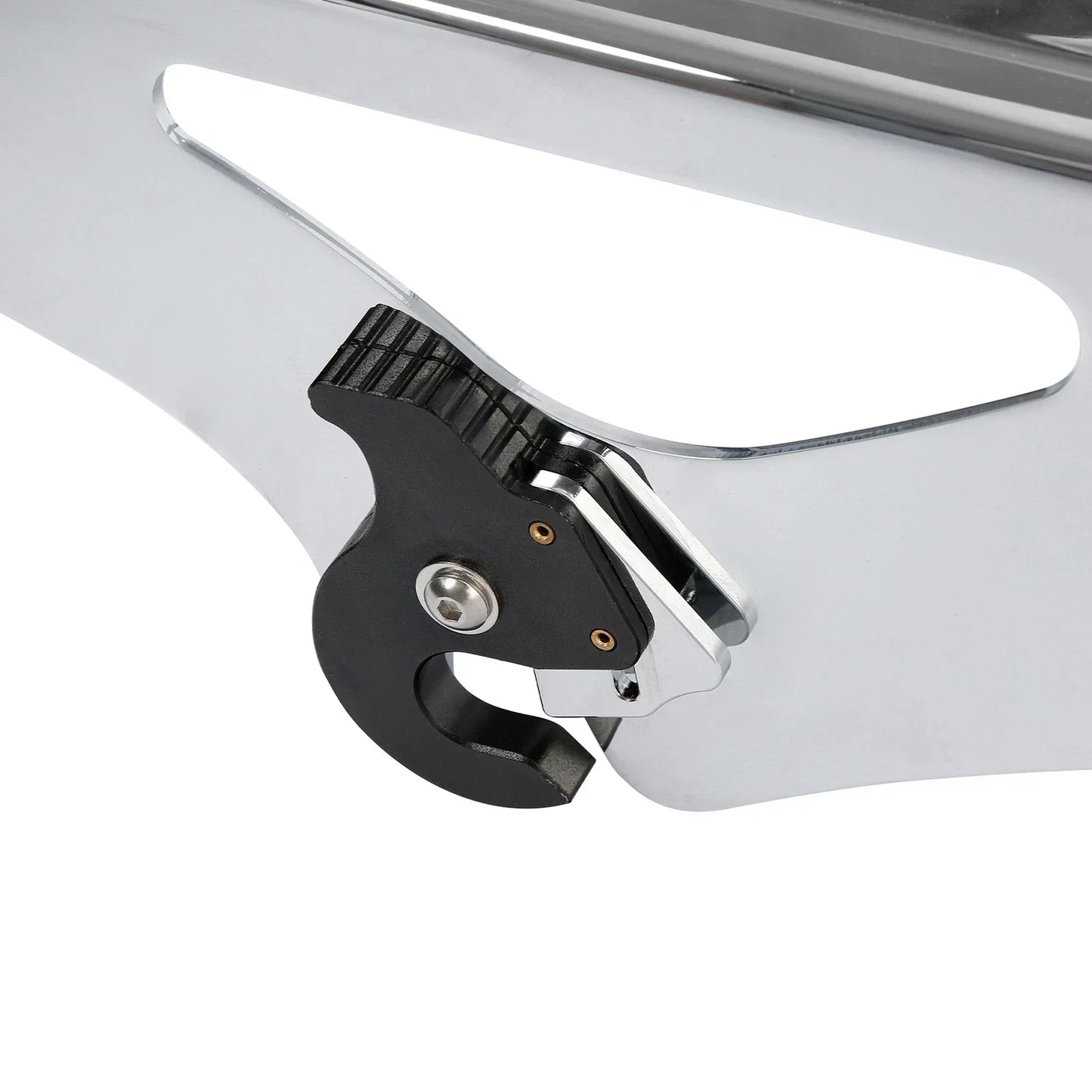 Sissy Bar Luggage Rack Docking Latch Clip Kit for Harley Touring FLHR Black