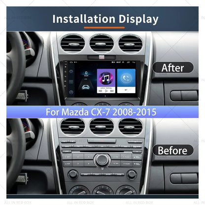 9'' Touch Screen Android 13 Bluetooth In-Dash Unit for Mazda CX-7 (2008-2015)