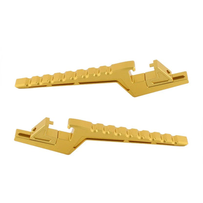 Gold Passenger Foot Peg Extensions for Surron Light Bee X/S X/L1E (2020-2023)