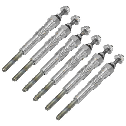6 x Glow plugs for Landcruiser HJ47 4.0L 2H Diesel (1982–1984)