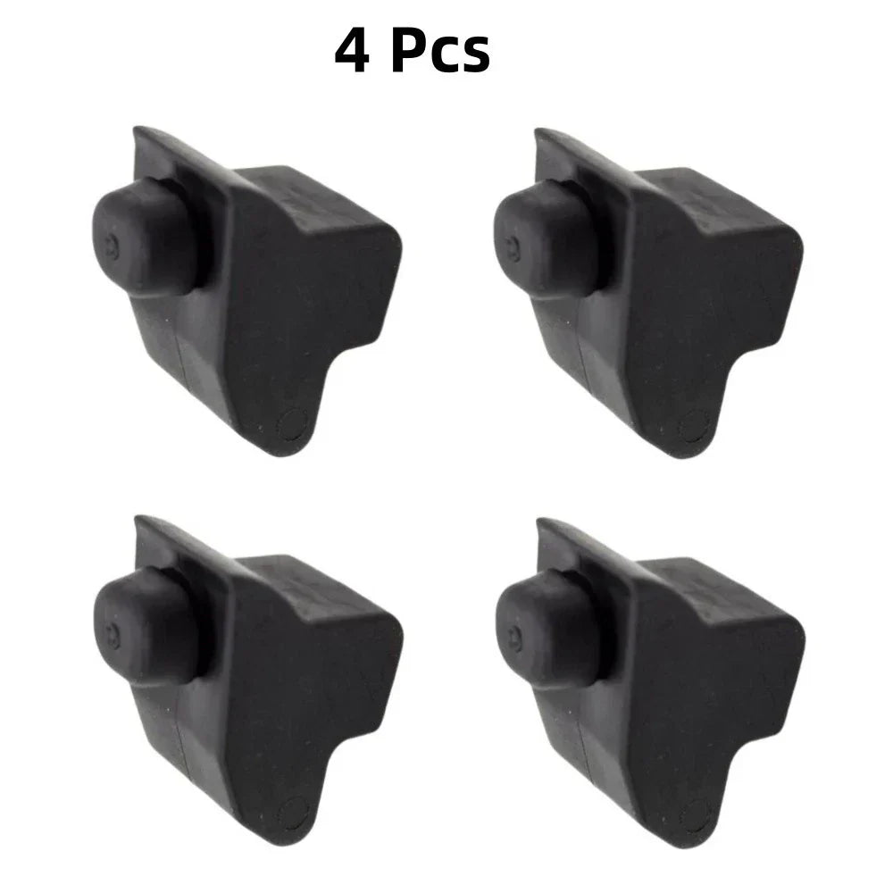 4 x Hood Prop Buffer for Chevrolet Silverado GMC Sierra 1500 2500 3500 (2007-2023)