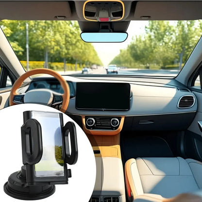 Dashboard Mount Car Phone Holder with Suction Cup for Easy Installation