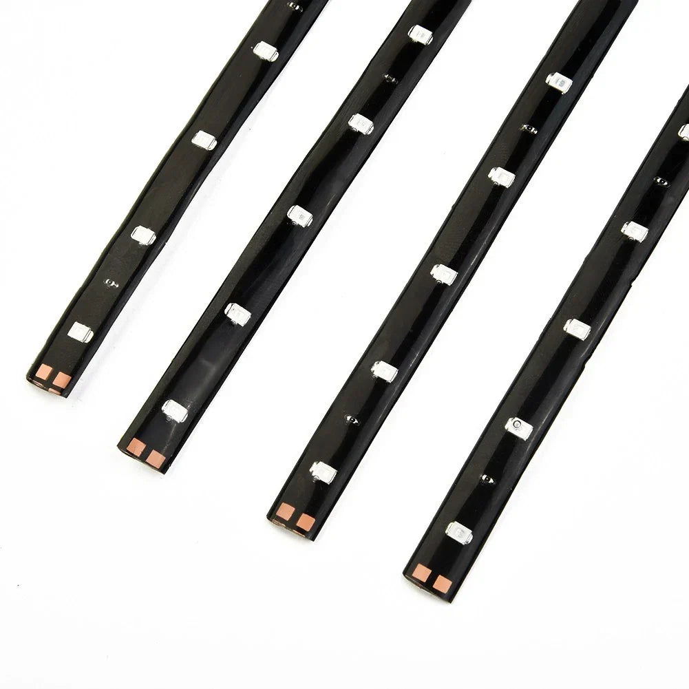 DC 12V LED Lights Strip Decor Flexible Lamps for Car