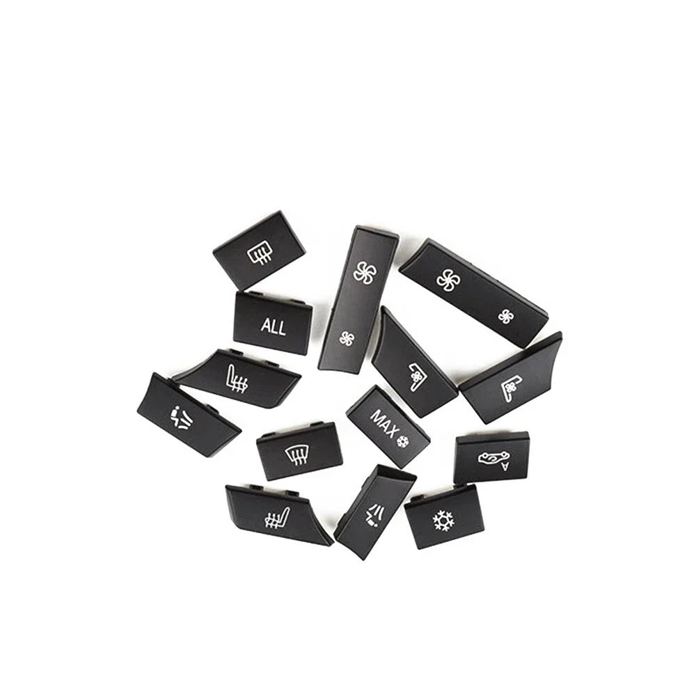 14Pcs Button Key Cap Repair Kit for BMW 5 6 7 F10 (2010-2017)
