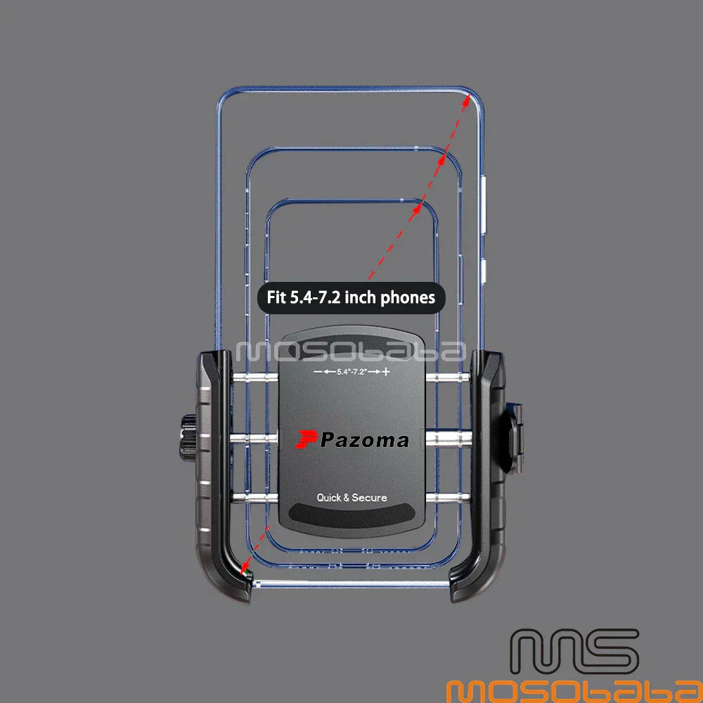 Handlebar Phone Mount Holder for Harley VRSC XL XR Dyna Softail Touring