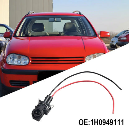Black ABS Material / Bulb Socket Cable Adapter Lamp Holder Connector for Golf