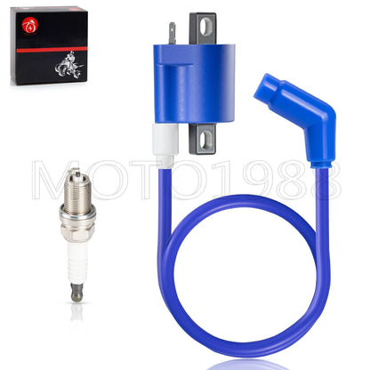 Ignition Coil Pack & Spark Plug for Polaris Trail Boss 330 (2003–2013)